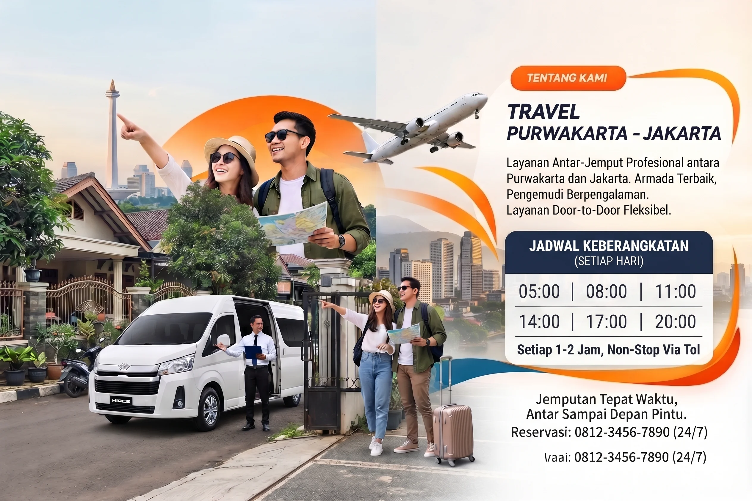 Jadwal travel purwakarta jakarta 24 jam melayani keberangkatan pagi siang malam