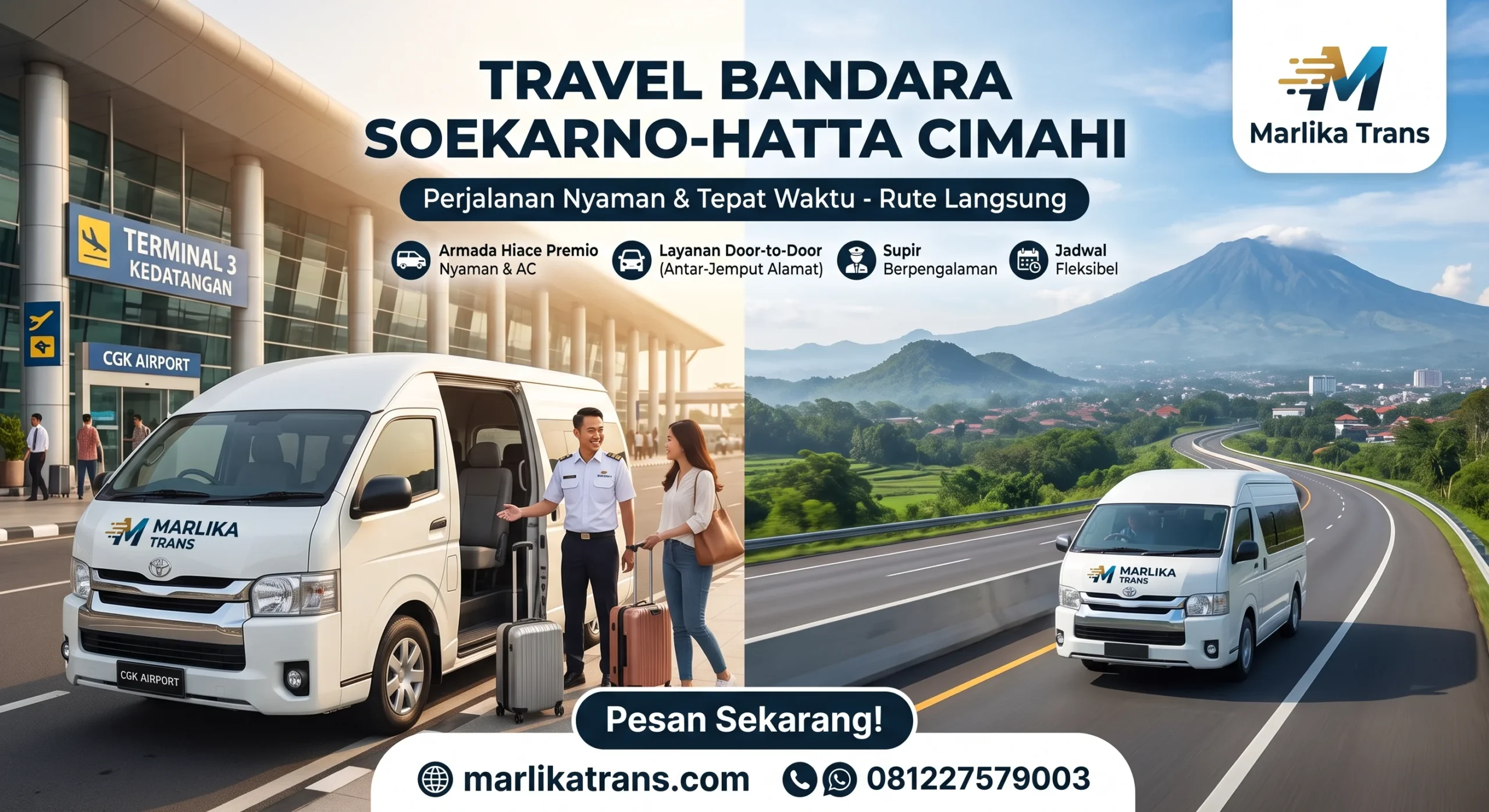 Layanan antar jemput travel bandara soekarno hatta cimahi door to door