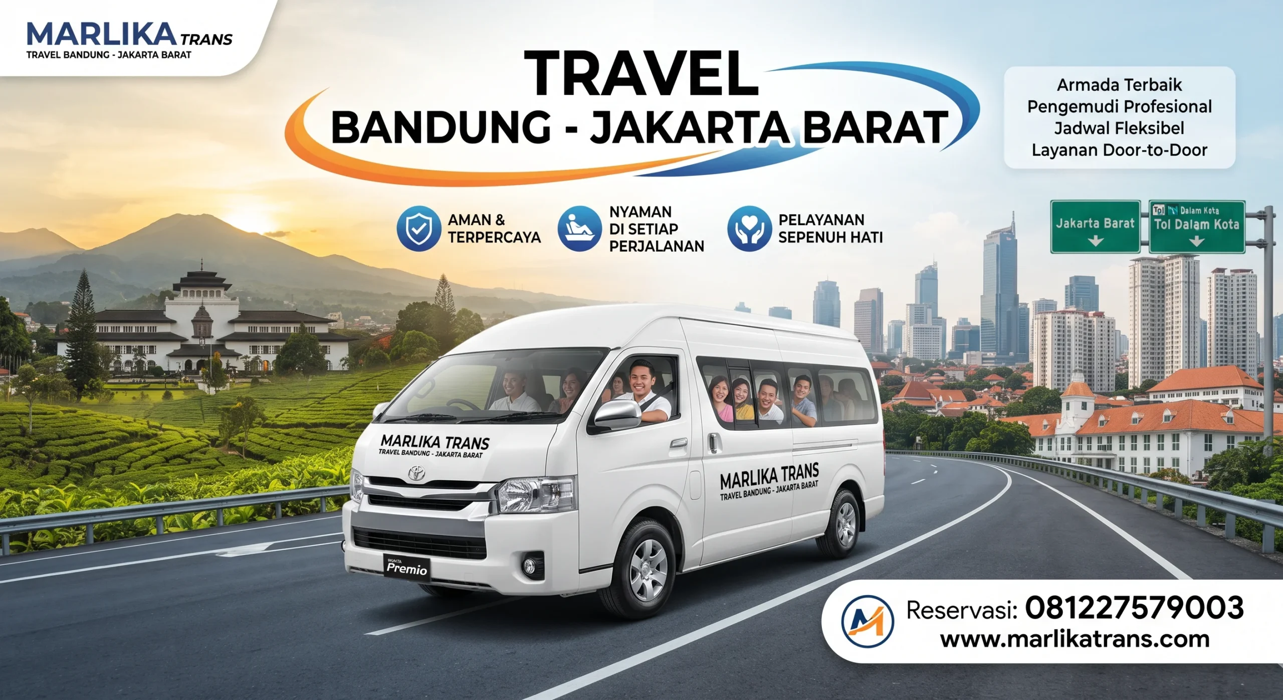 Armada Premium Travel Bandung Jakarta Barat Marlika Trans