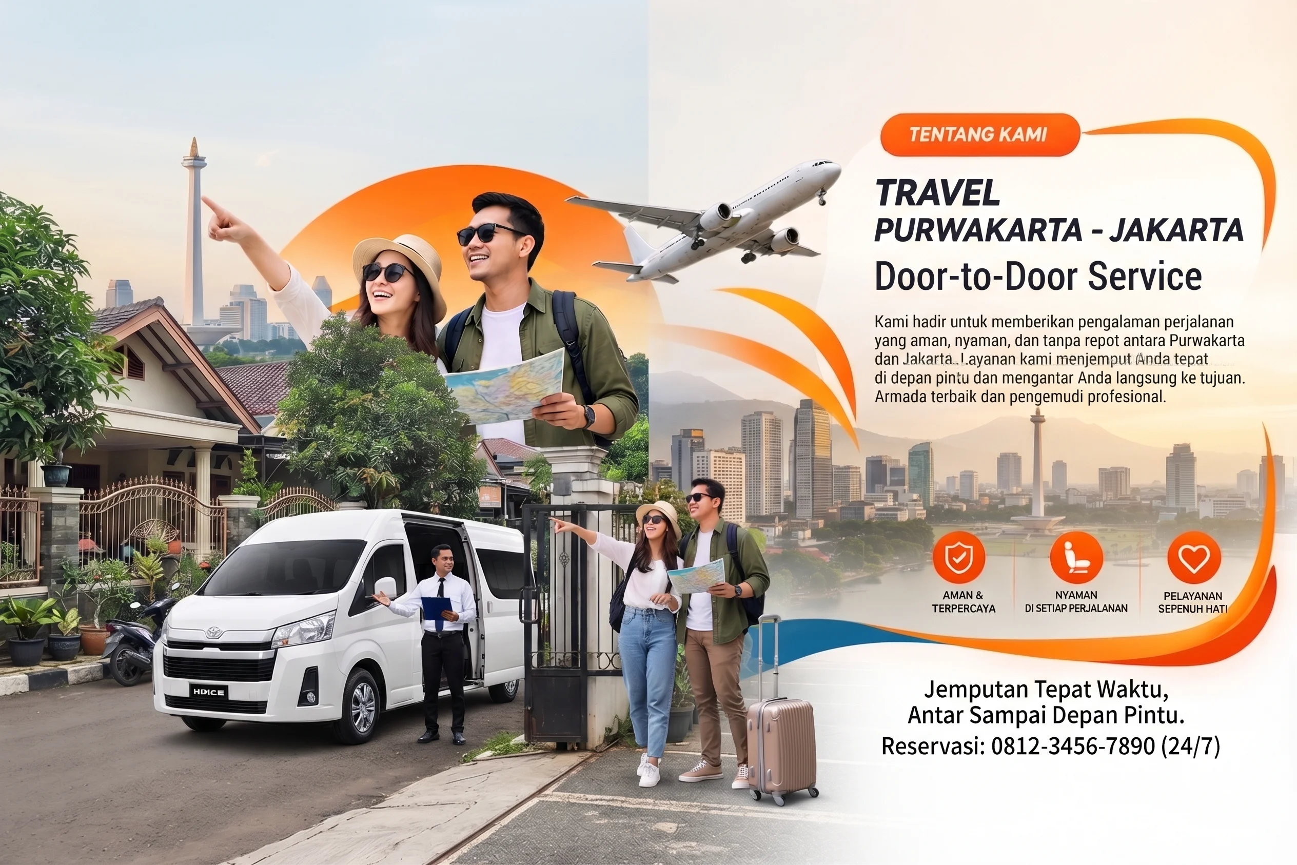 Layanan travel purwakarta jakarta dengan armada mobil VIP yang nyaman dan bersih