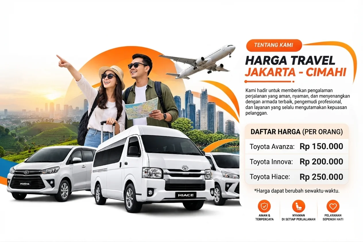 Menghitung anggaran dan rincian harga travel jakarta cimahi yang transparan