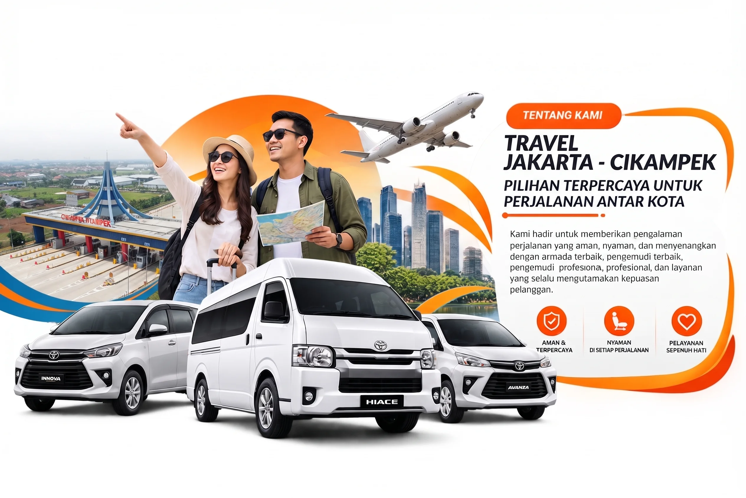 Layanan travel jakarta cikampek dengan armada mobil penumpang yang nyaman dan ruang kabin yang luas