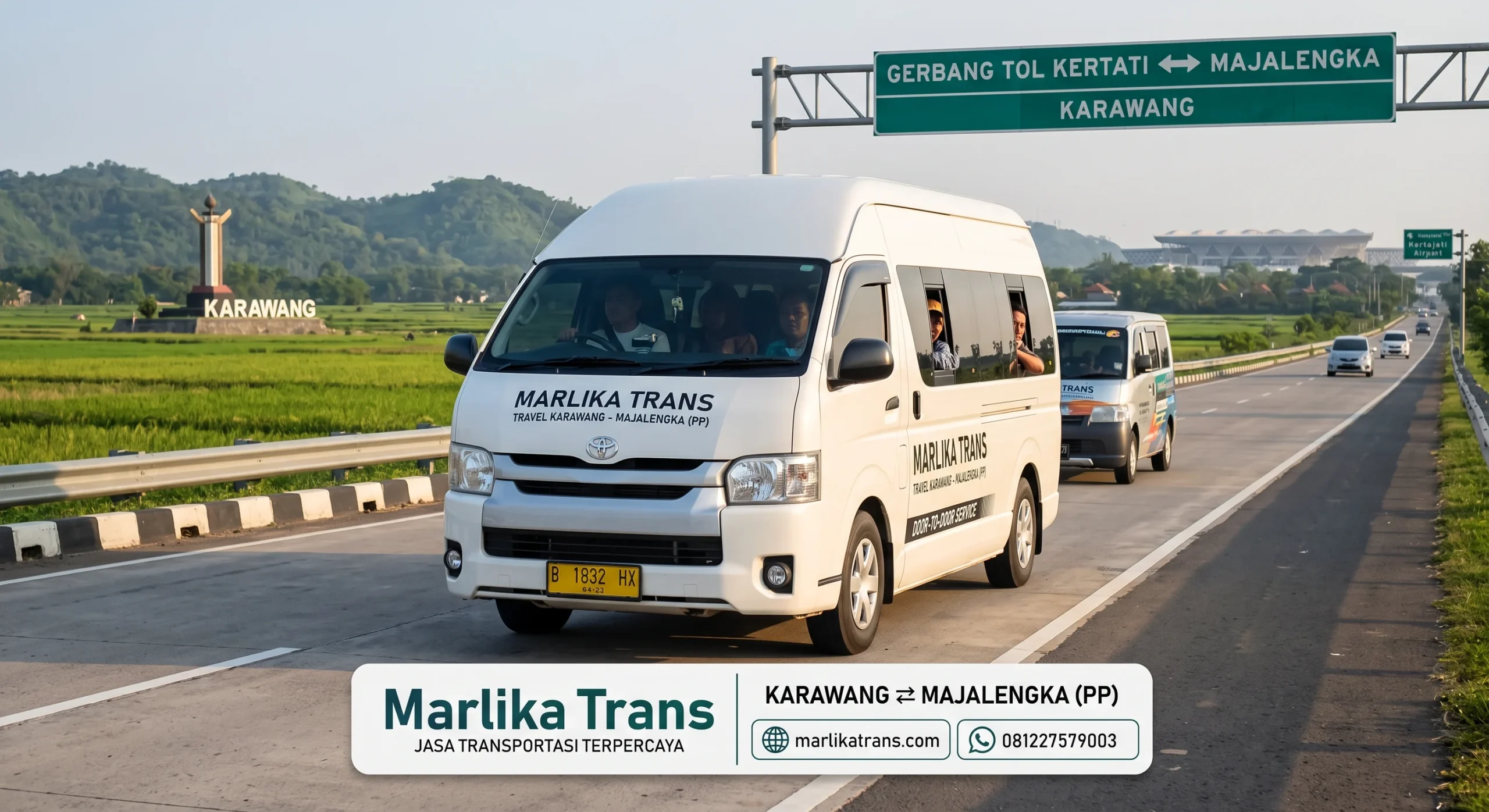 Armada Keberangkatan Travel Karawang Cimahi Door to Door Marlika Trans